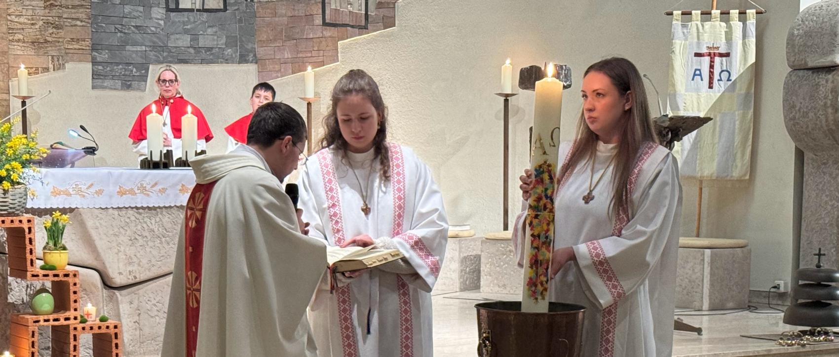 Segnung des Taufwassers