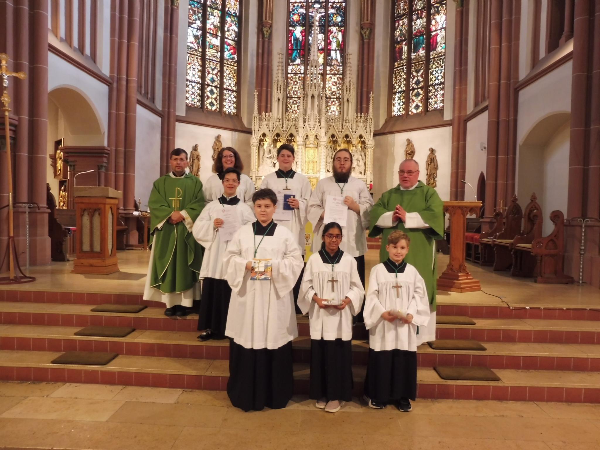 Minis Aufnahme Abschied in St. Pankratius