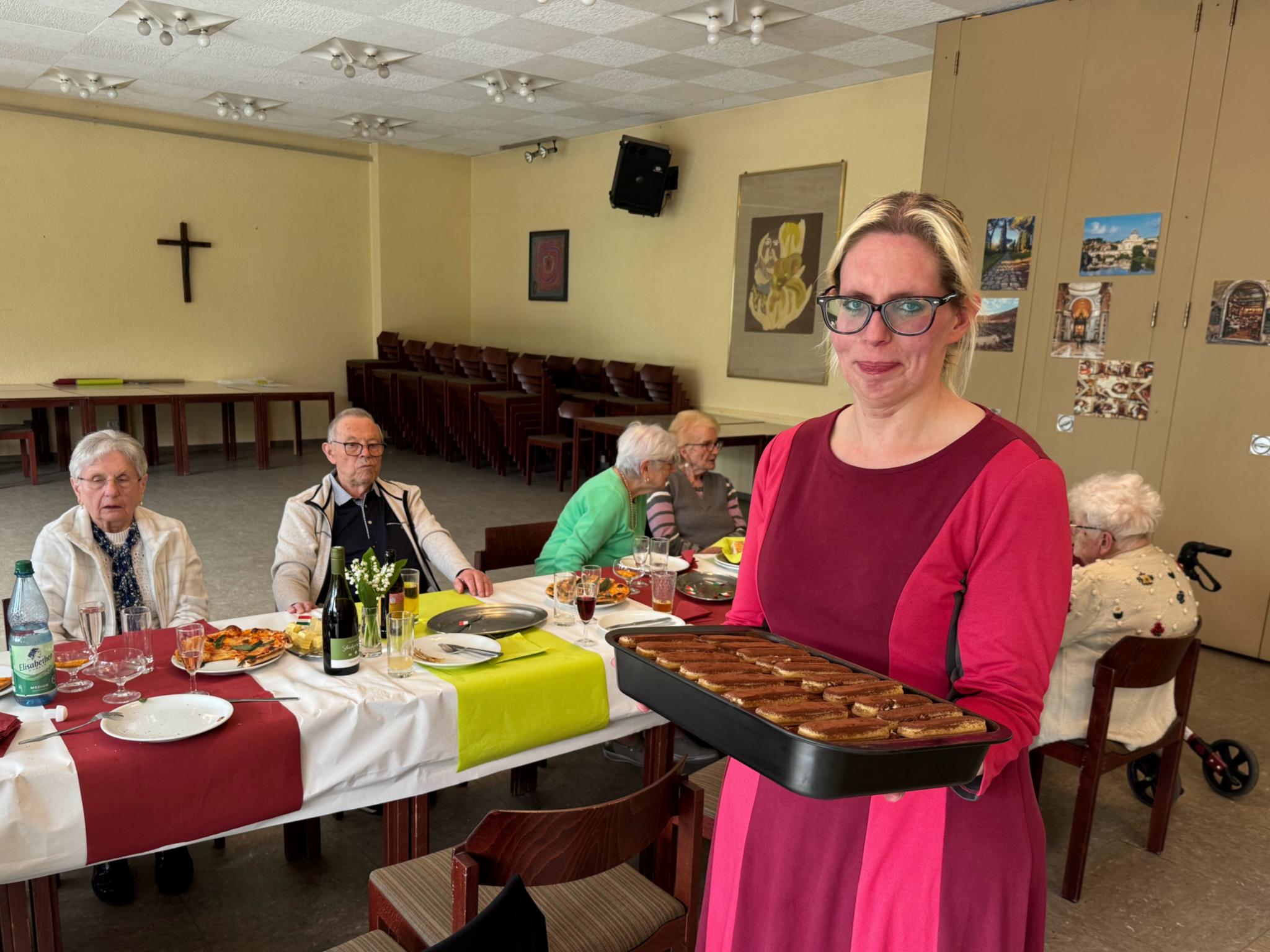 Auch das Tiramisu durfte bei der virtuellen Reise nach Rom natürlich nicht fehlen.