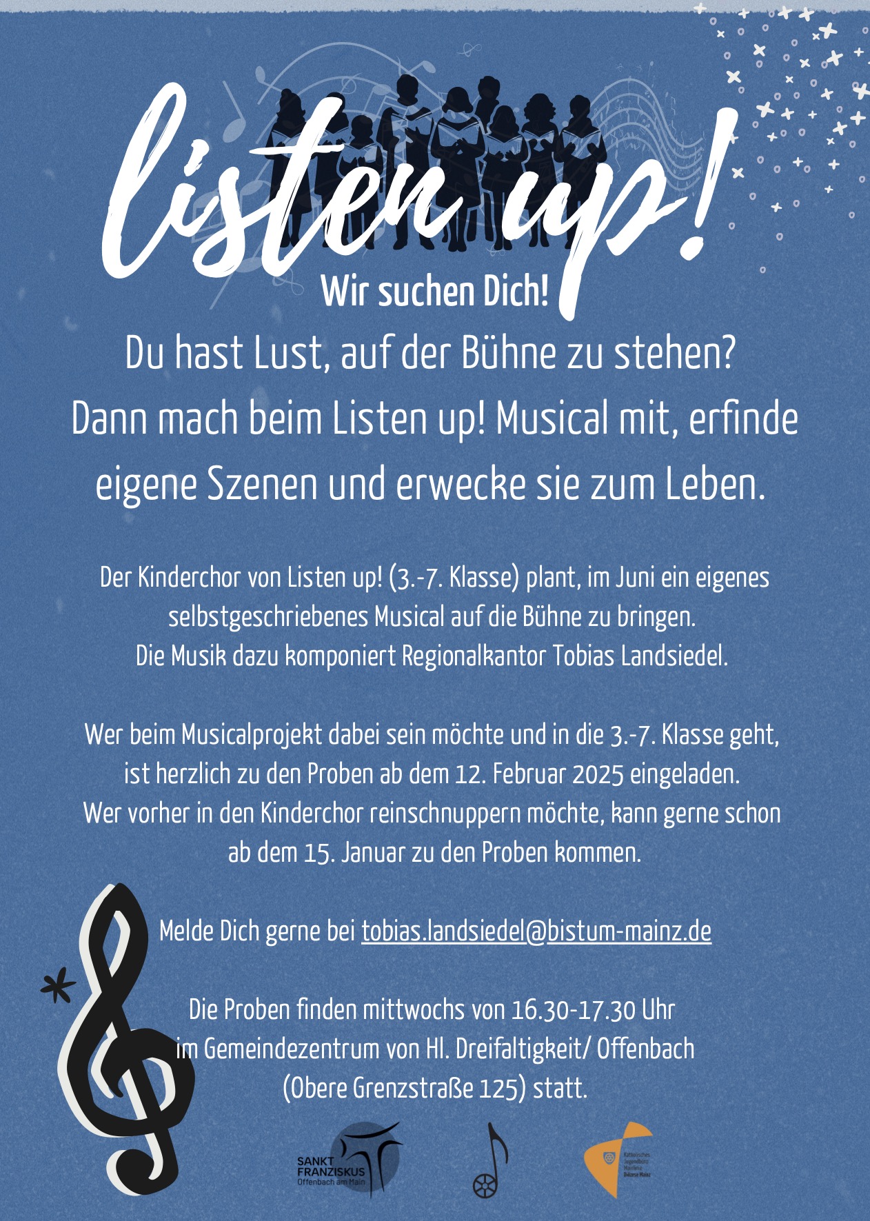 Flyer Sing mit! - Kinderchor