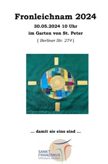 Fronleichnam 2024 in St. Peter