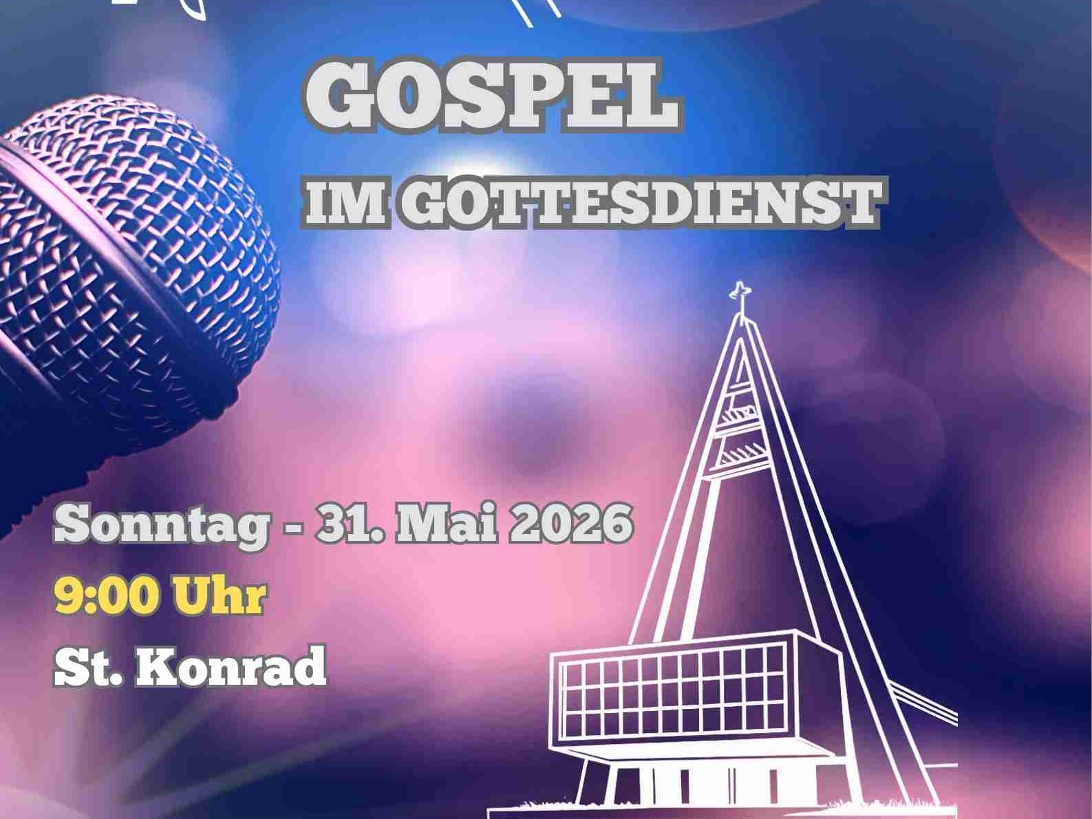 Gospelchor in Gottesdienst am 31.05.