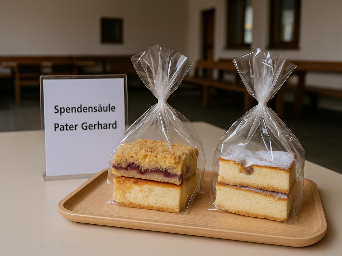 Kuchenverkauf Pater Gerhard