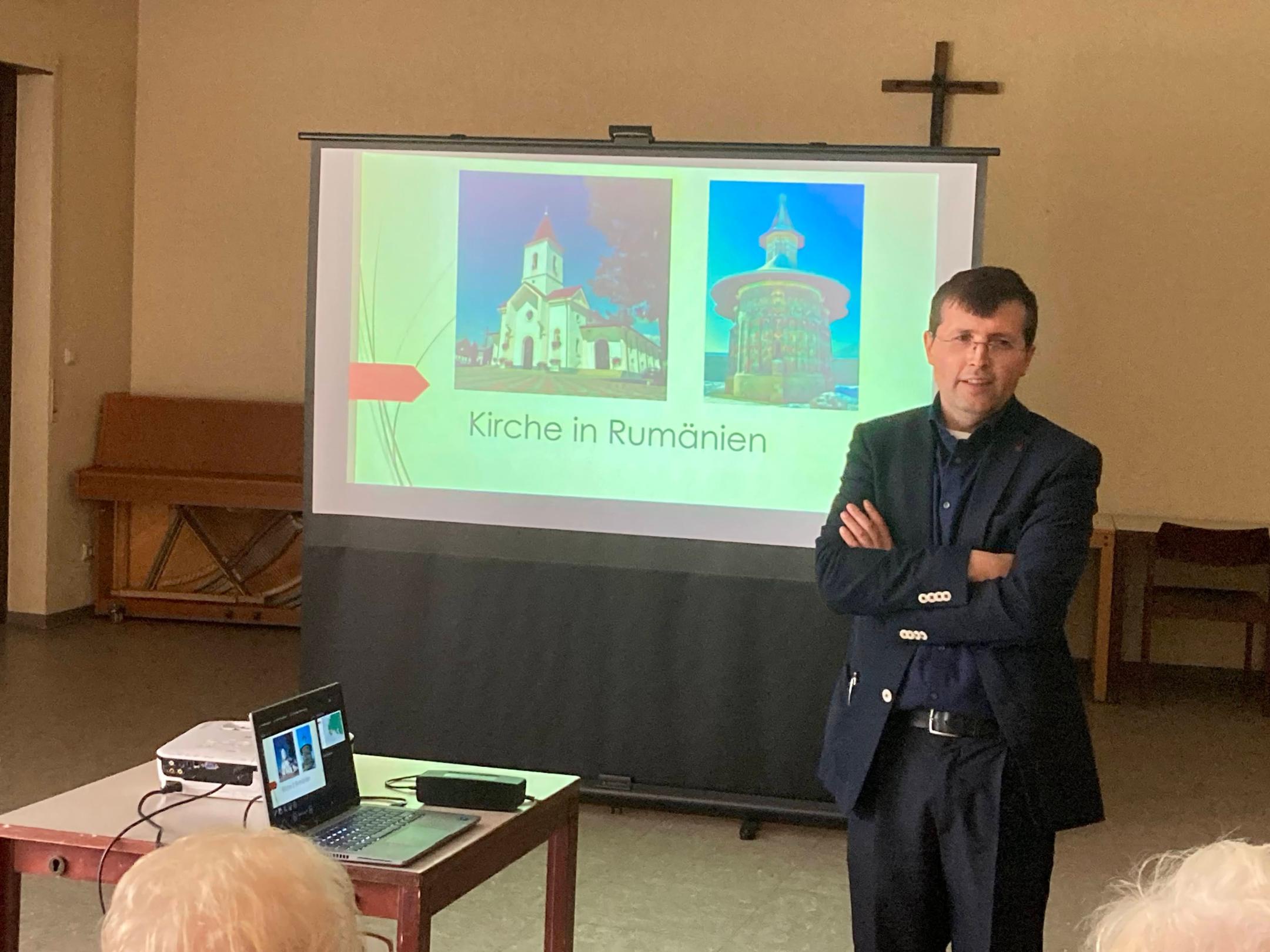 Vortrag über die katholische Kirche in Rumänien