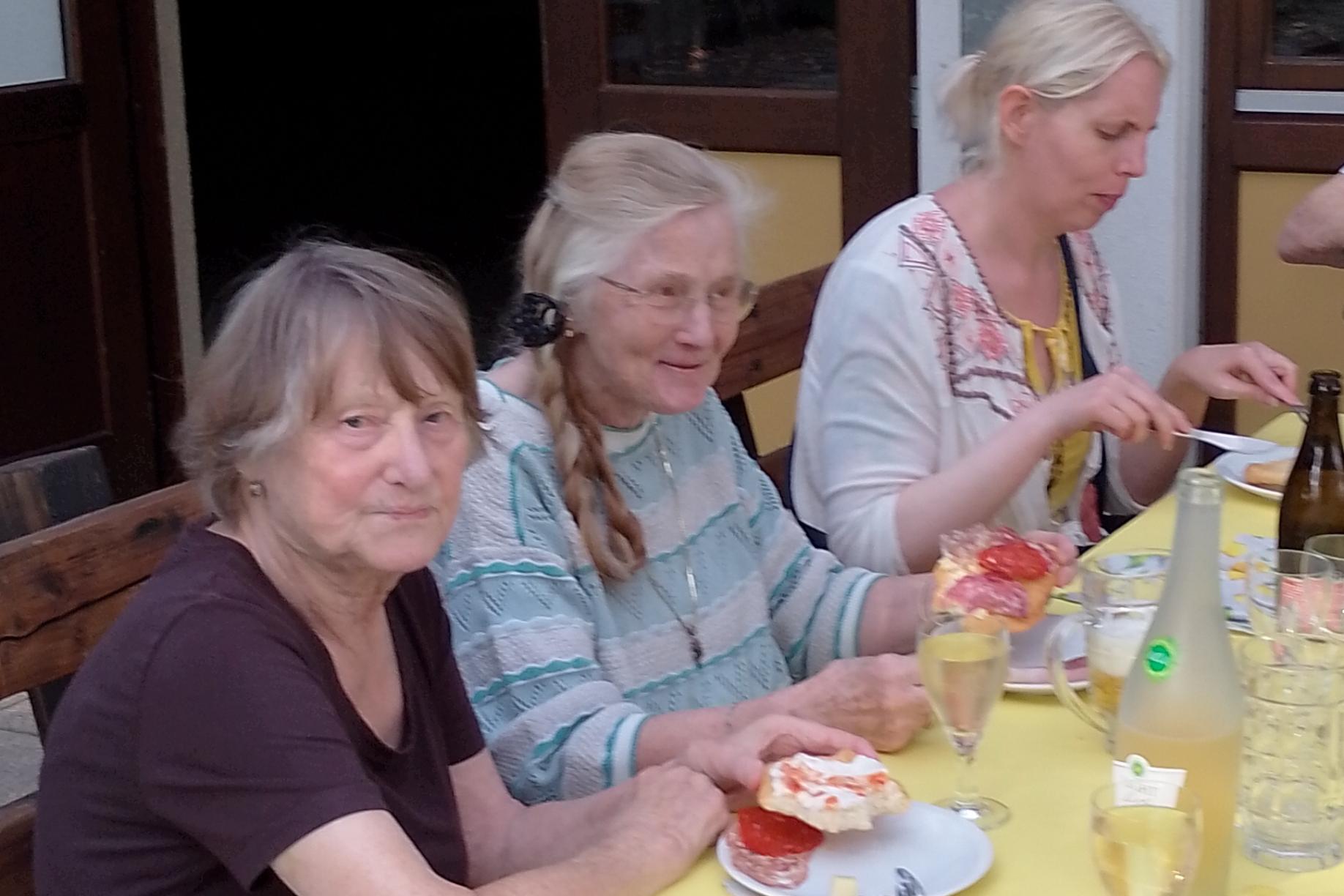 Langos nach dem Vortrag