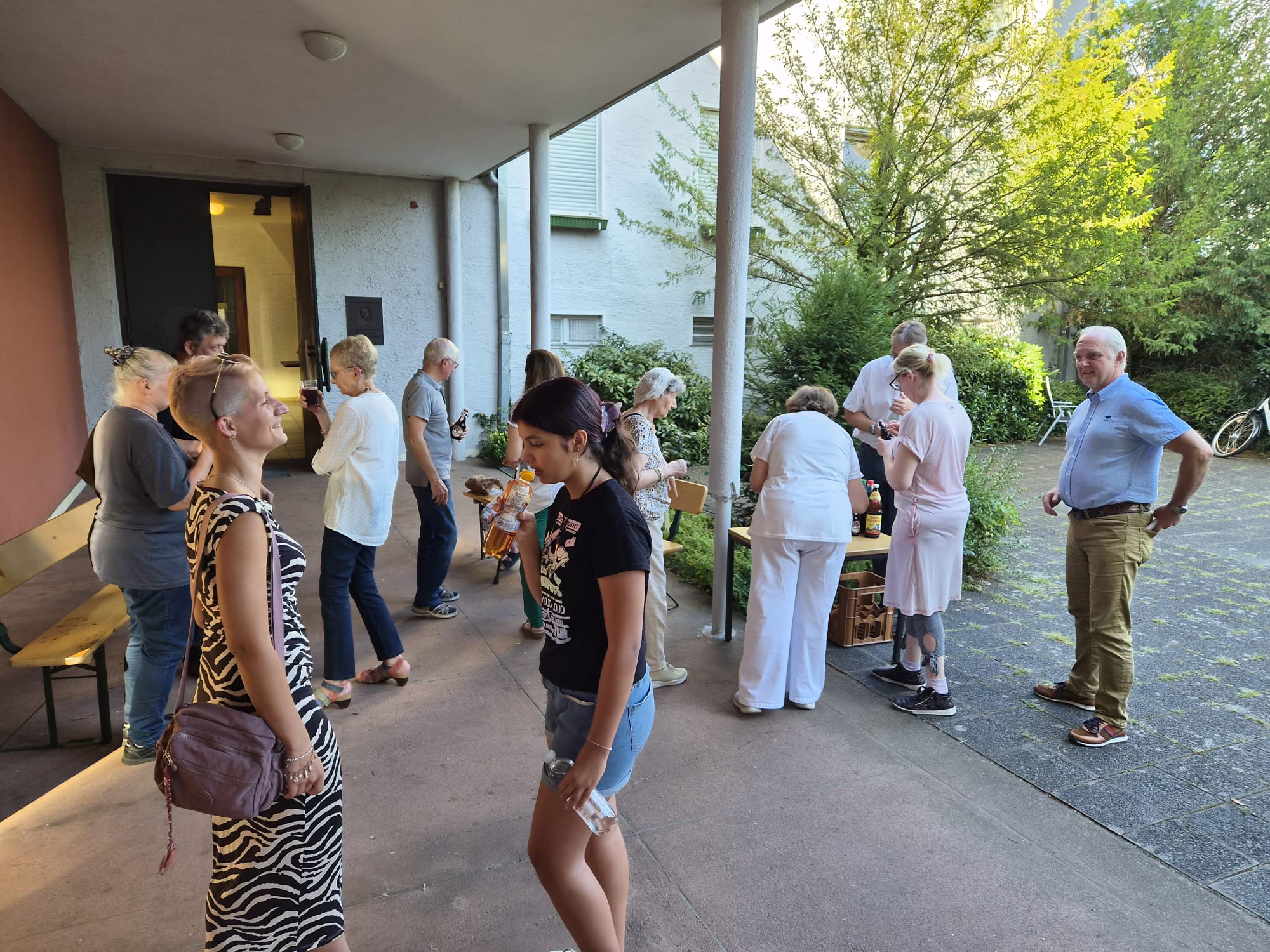 Beisammensein nach dem Gottesdienst