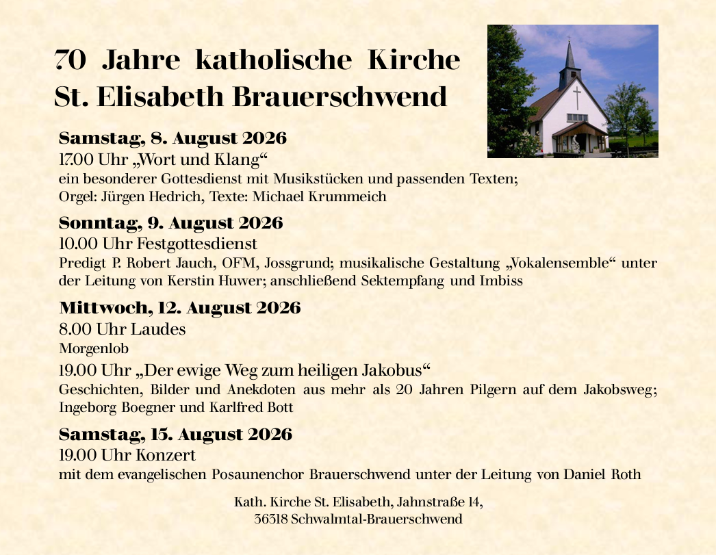 70 Jahre Brauerschwend