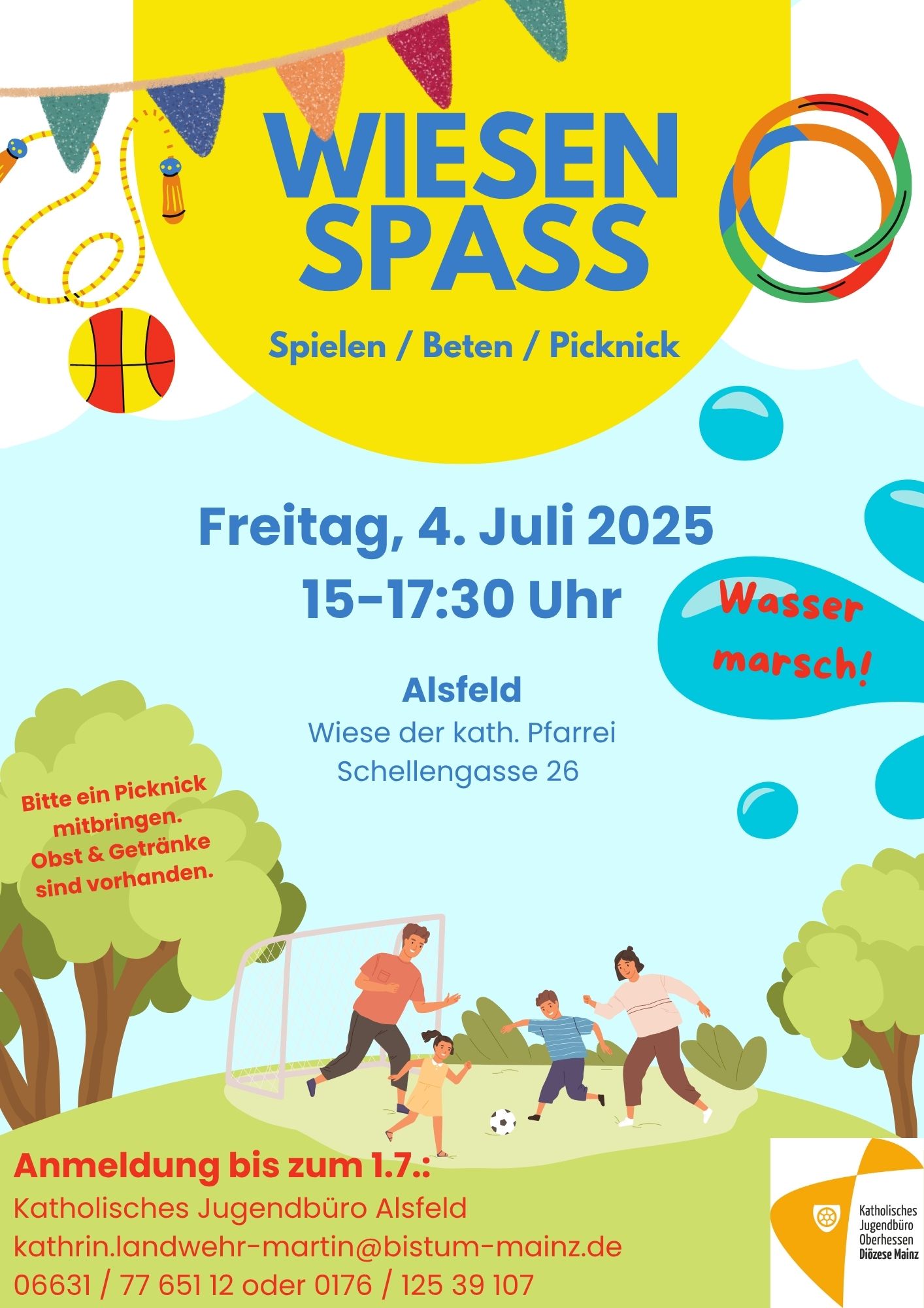 Flyer Wiesenspaß Alsfeld 4. Juli