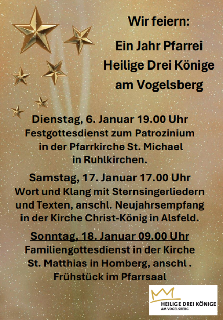 Patrozinium 2026 Hl. Drei Könige