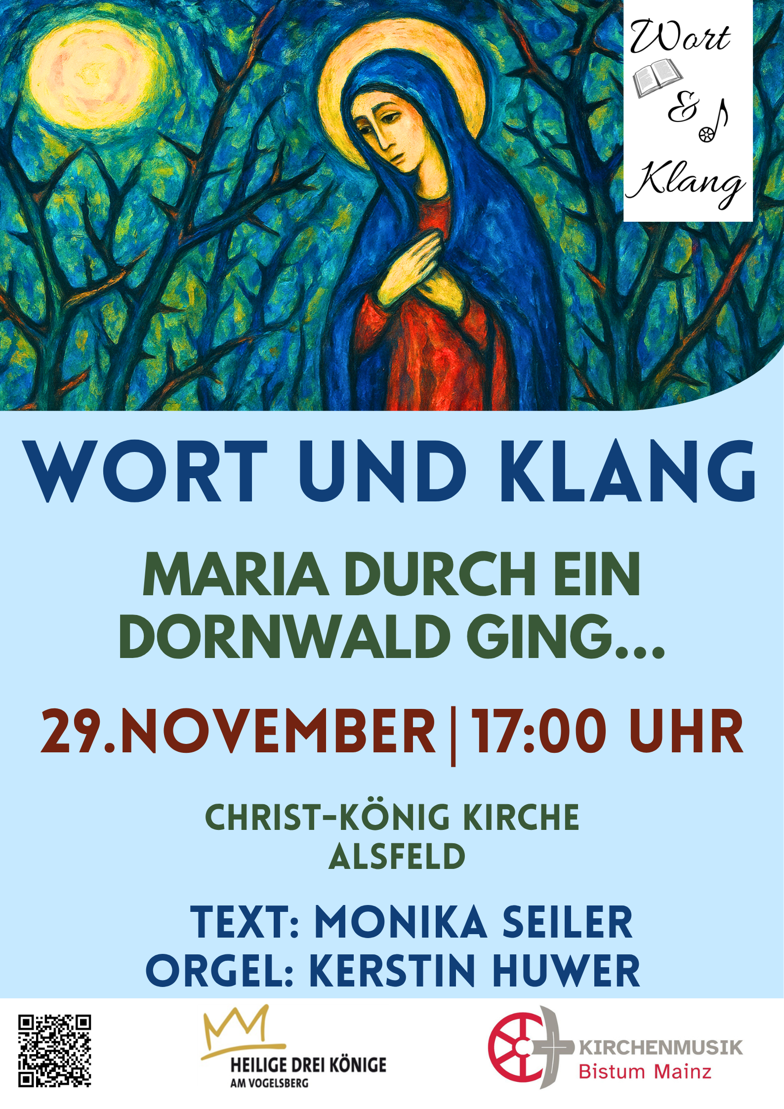 Plakat Wort & Klang 29.11.2025