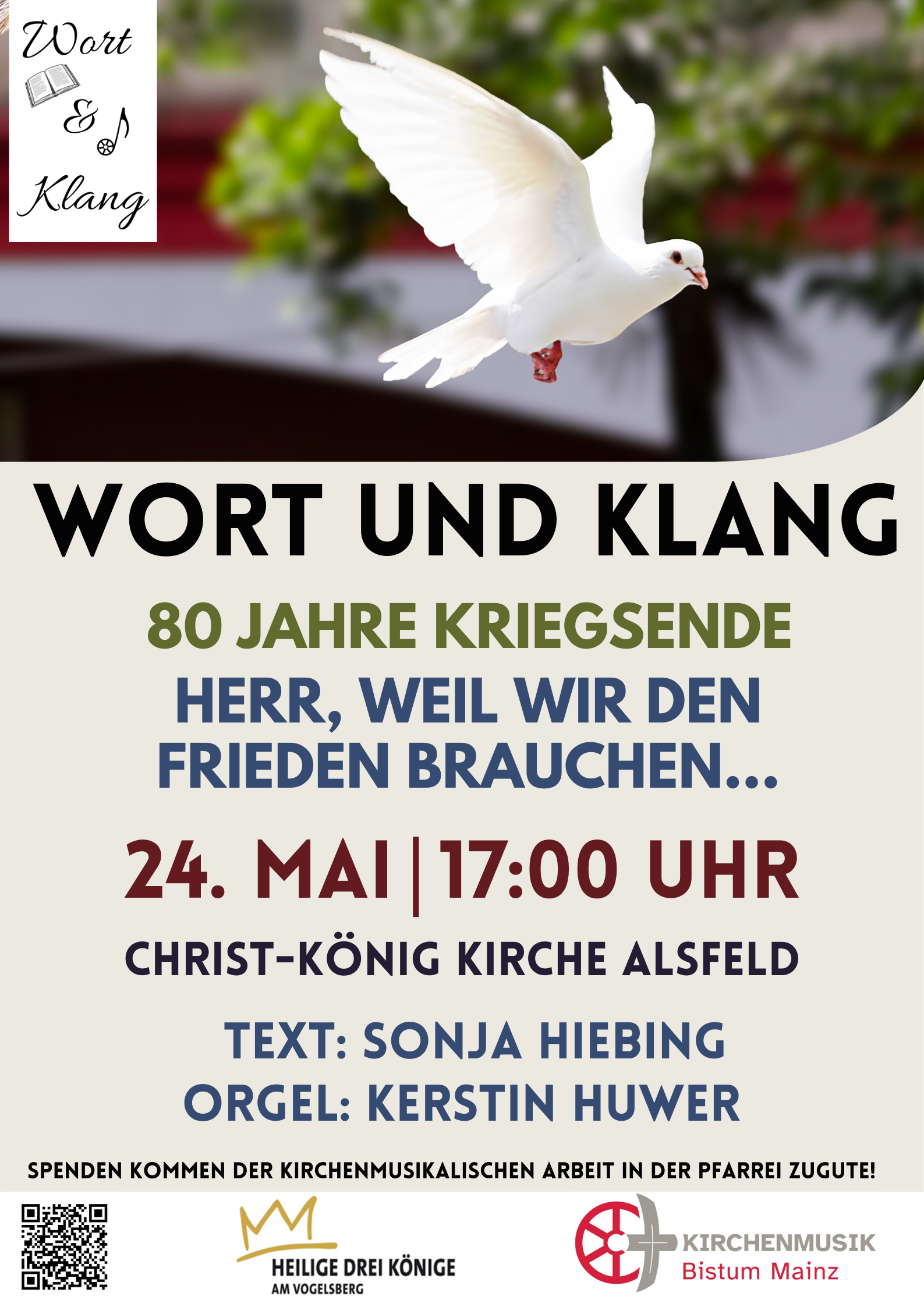 Plakat - Wort & Klang Mai 2025
