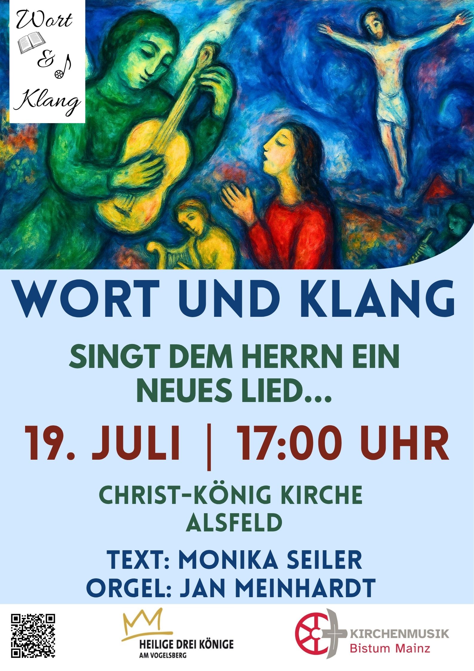 Plakat - Wort und Klang 19.07.2025