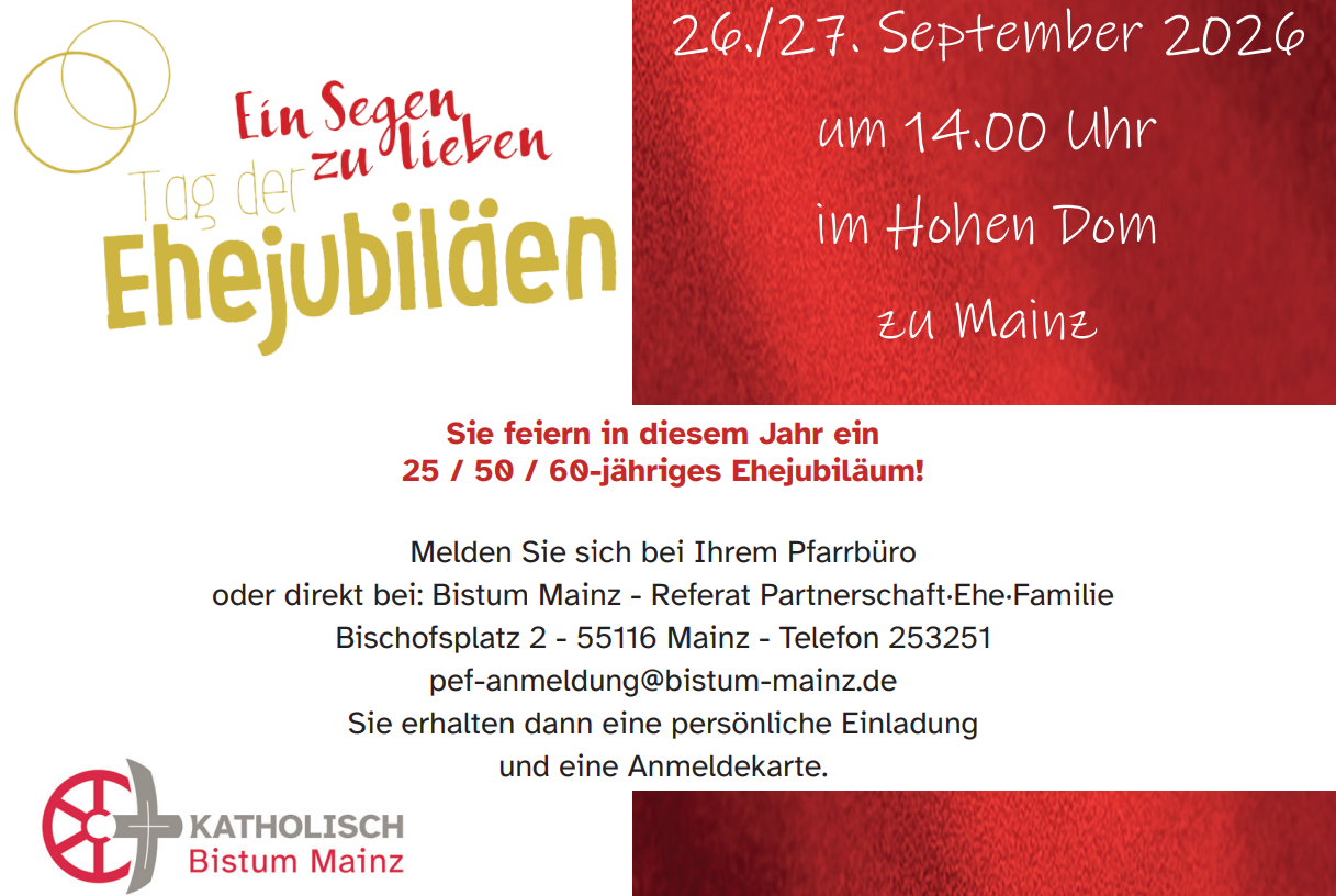 Tag der Ehejubiläen 2026
