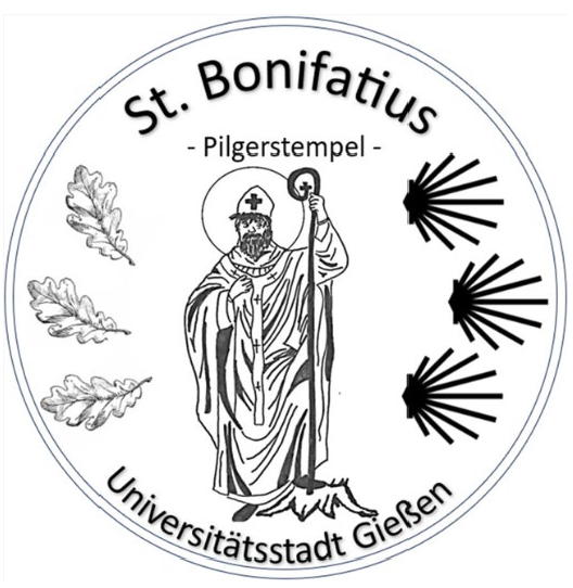Bonifatius-Stempel (erhältlich in der Werktagskapelle oder in der Kontaktstelle unseres Pfarrbüros St. Bonifatius)