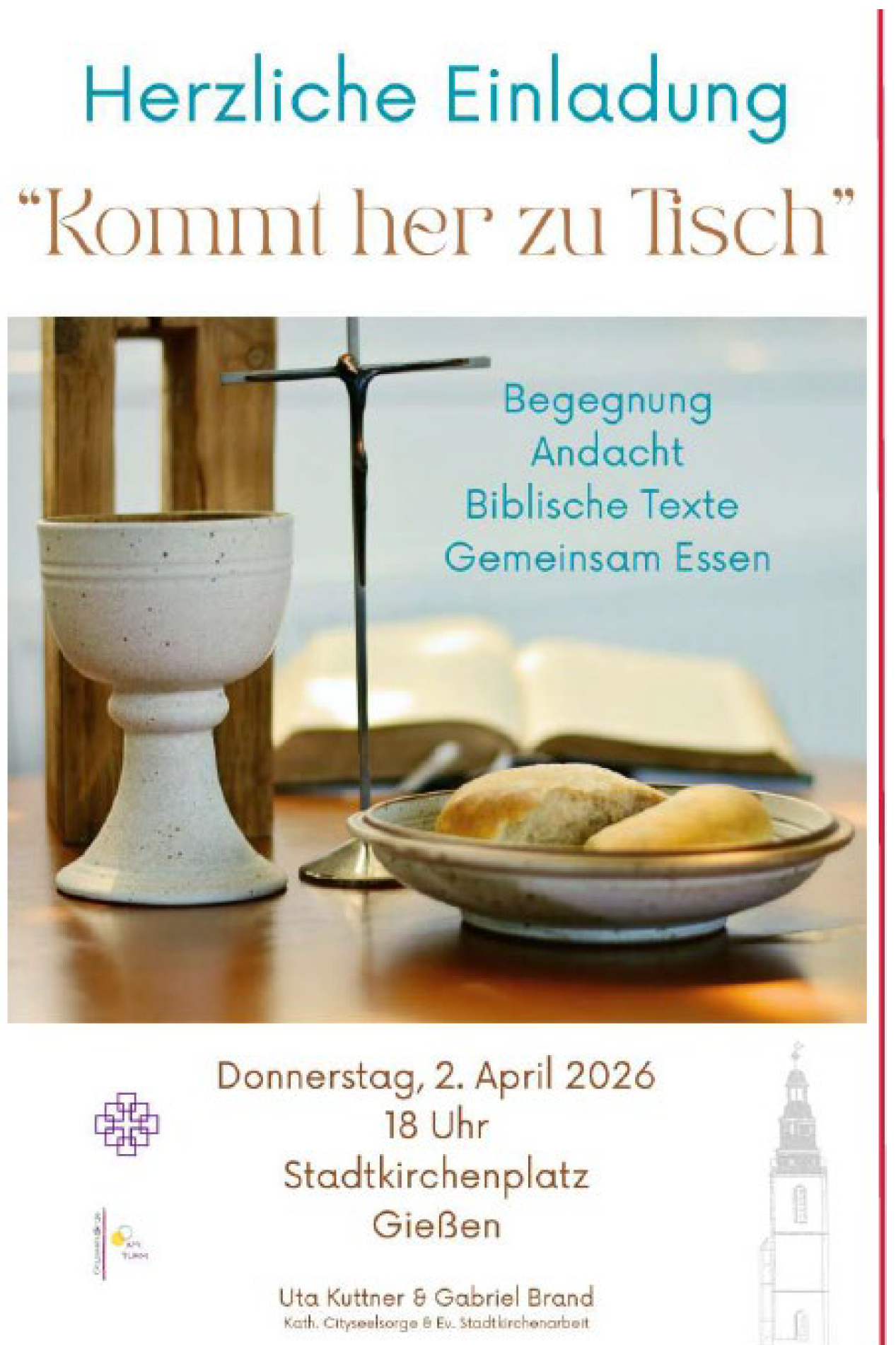 Kommt her zu Tisch 2026