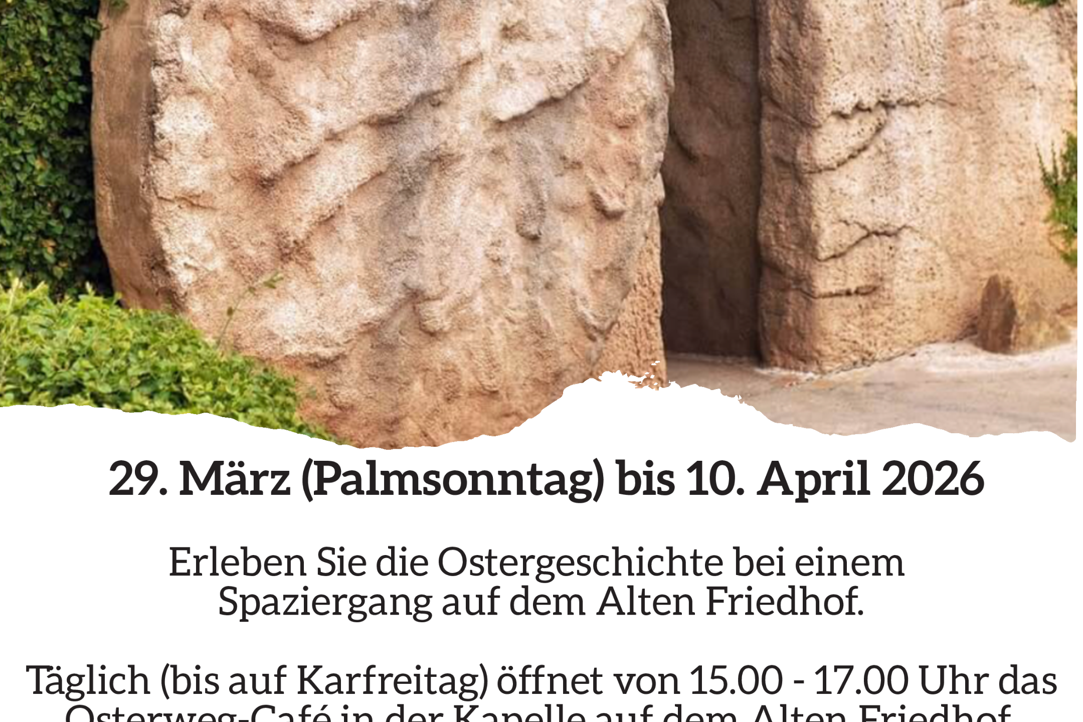 Osterweg 2026-Plakat