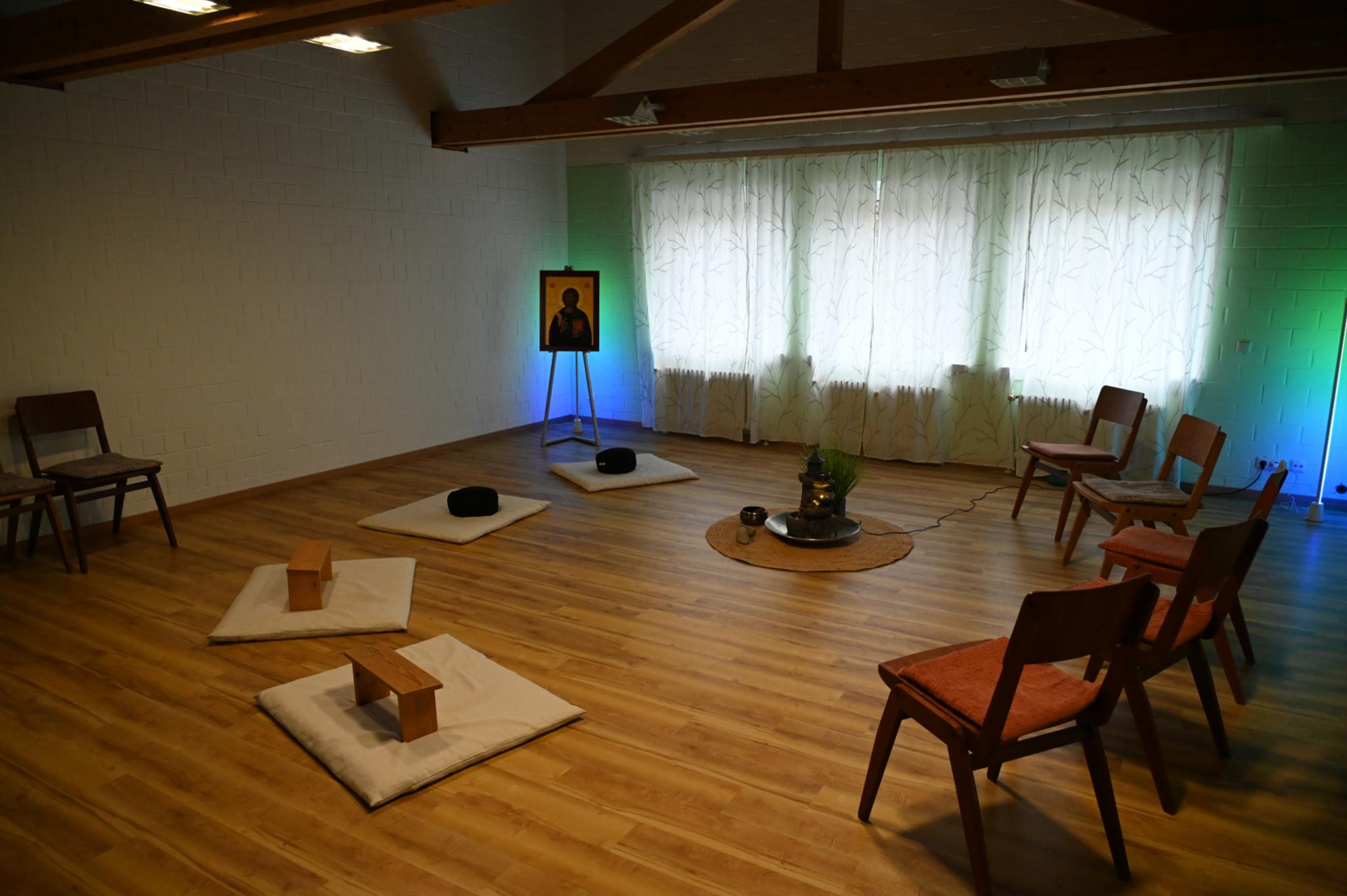 Gestaltungsmöglichkeiten des Meditationsraums