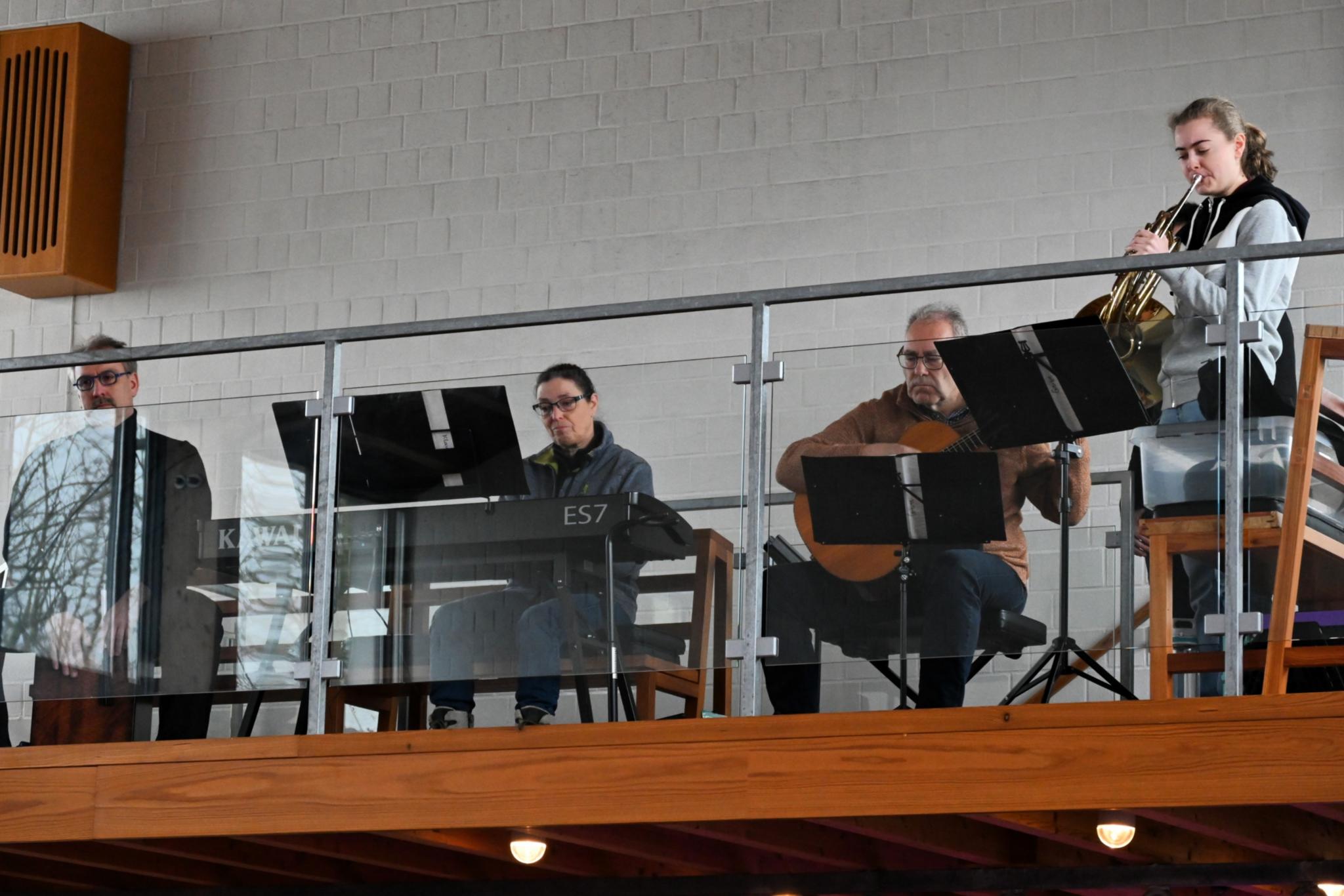 Rock my Church auf der Empore