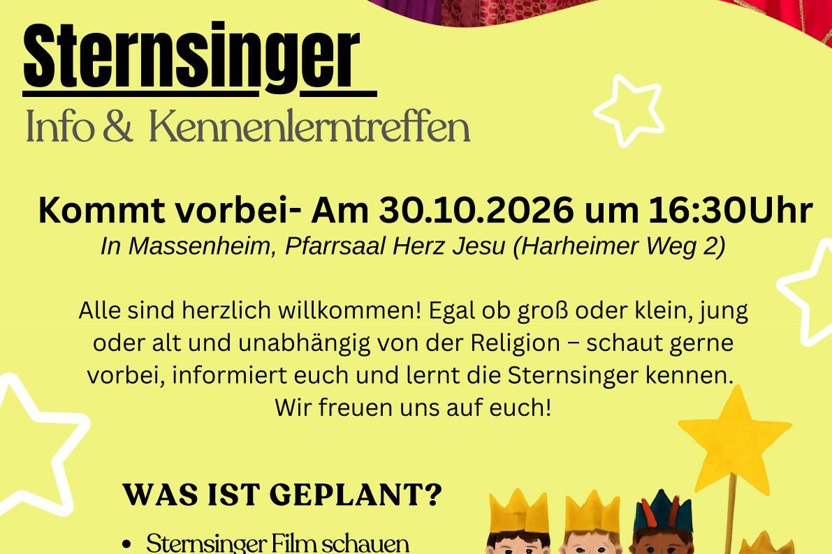 Sternsinger, 30.10.2026-1-2-1