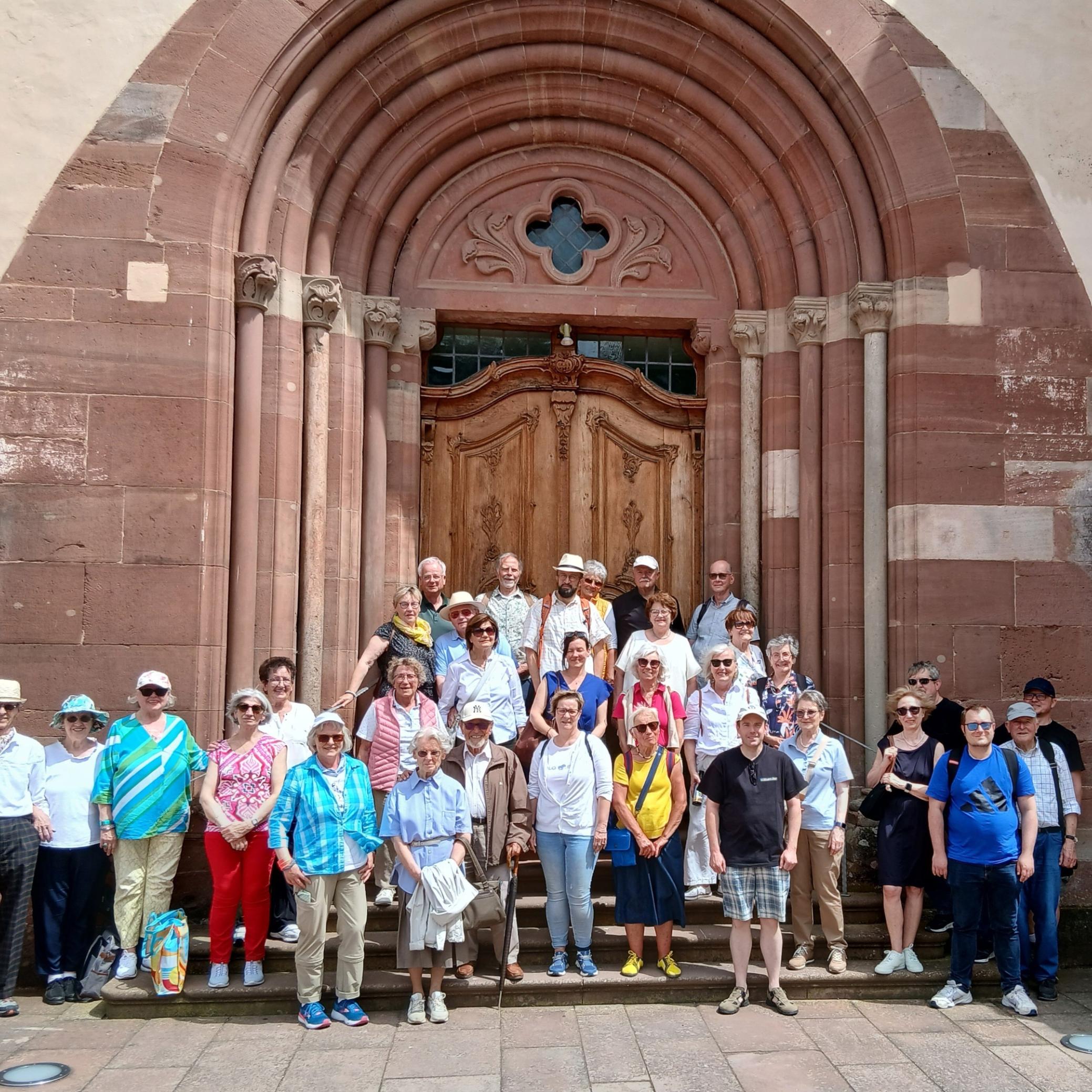 Gruppenfoto der Kirchenchormitglieder Bad Nauheim u. Ober-Mörlen