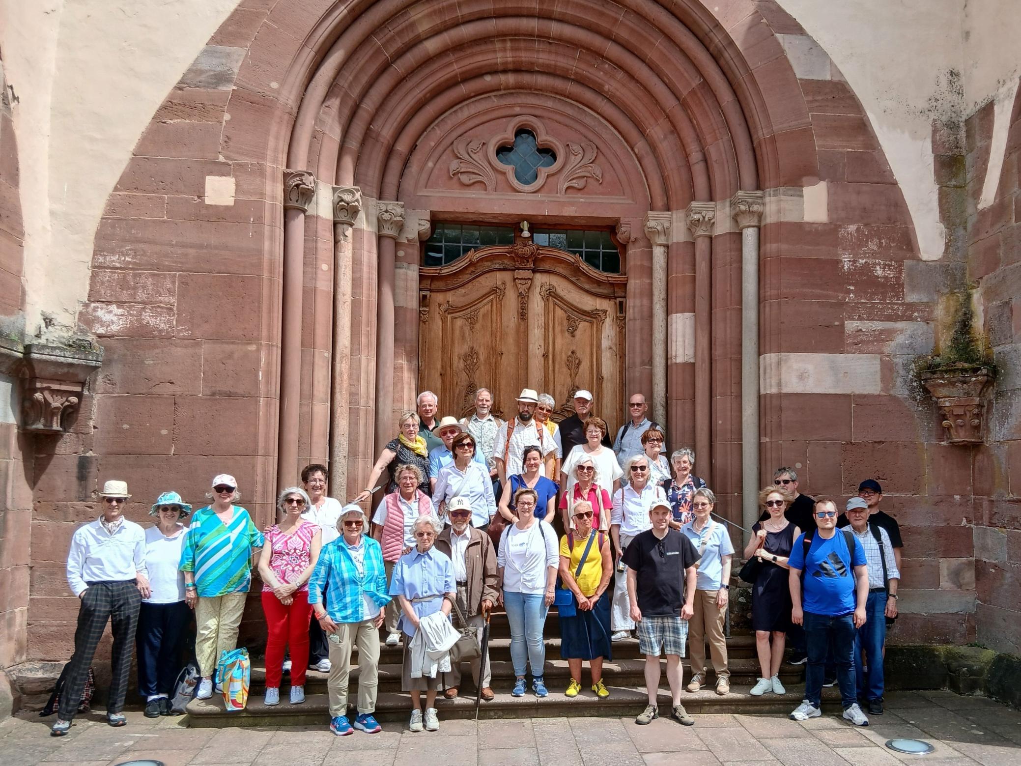 Gruppenfoto der Kirchenchormitglieder Bad Nauheim u. Ober-Mörlen