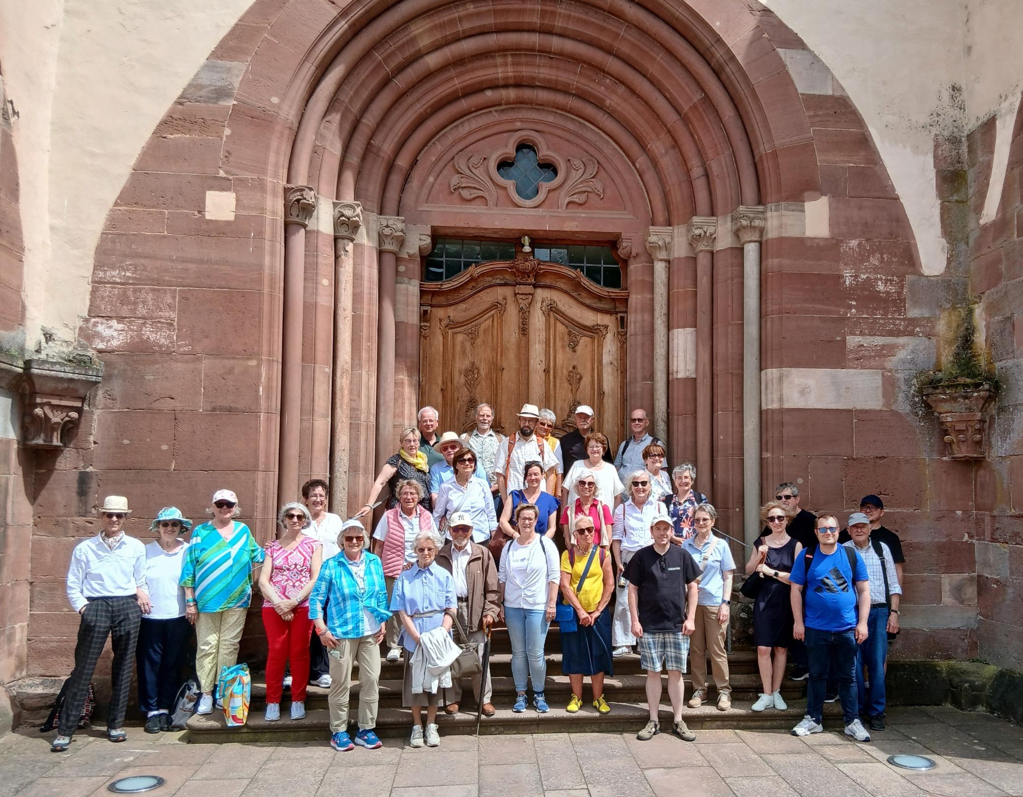 Gruppenfoto der Kirchenchormitglieder Bad Nauheim u. Ober-Mörlen