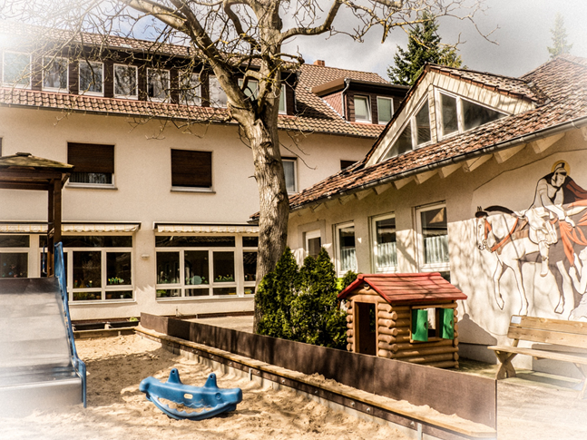 Außenansicht des Montessori-Kinderhauses