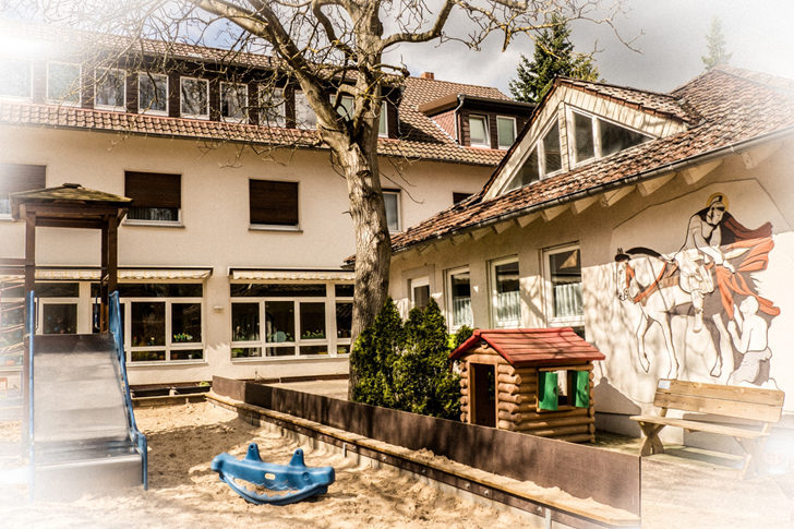 Außenansicht des Montessori-Kinderhauses