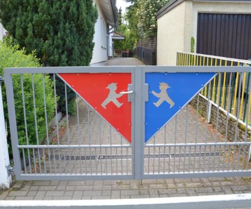 Eingangstor des Montessori-Kinderhauses