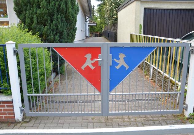 Eingangstor des Montessori-Kinderhauses