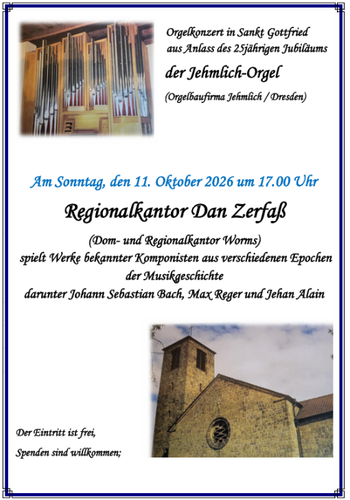 Orgelkonzert 2026-10-11