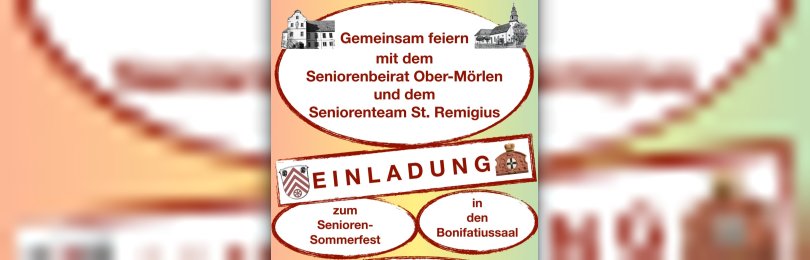 Gemeinsames Sommerfest Seniorenteam St. Remigius u. Seniorenbeirat Ober-Mörlen