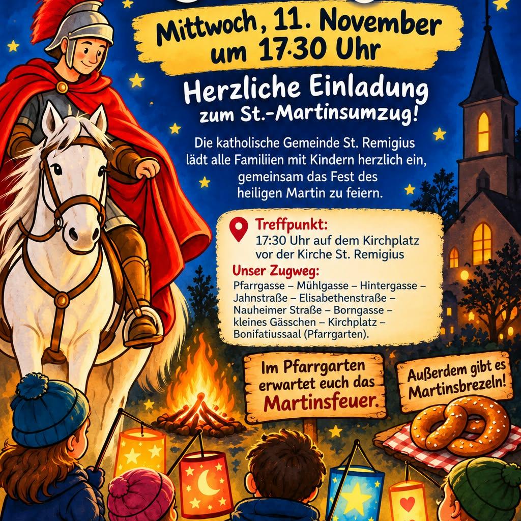 St. Martinsumzug 2026 - St. Remigius Ober-Mörlen