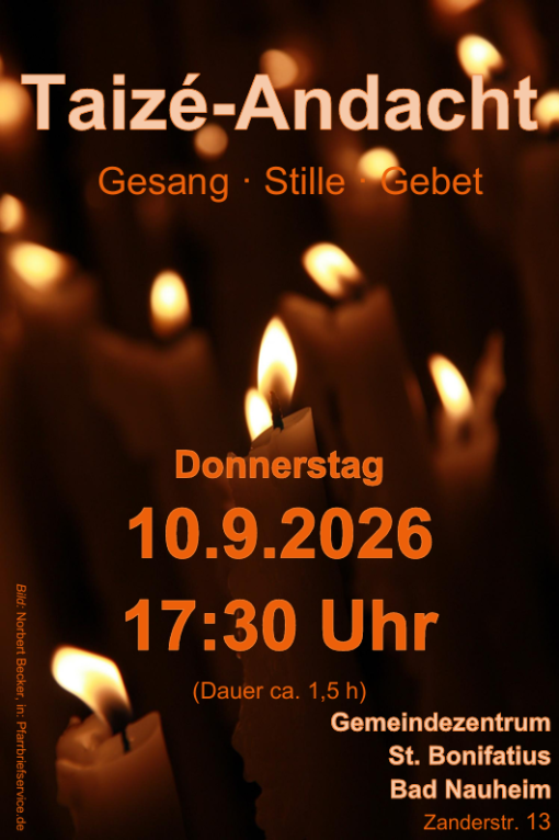 Taize Andacht September 2026