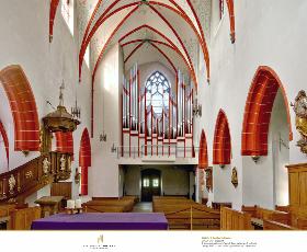 Prospektentwurf der neuen Hildegardis-Orgel von Lothar D. Zickermann