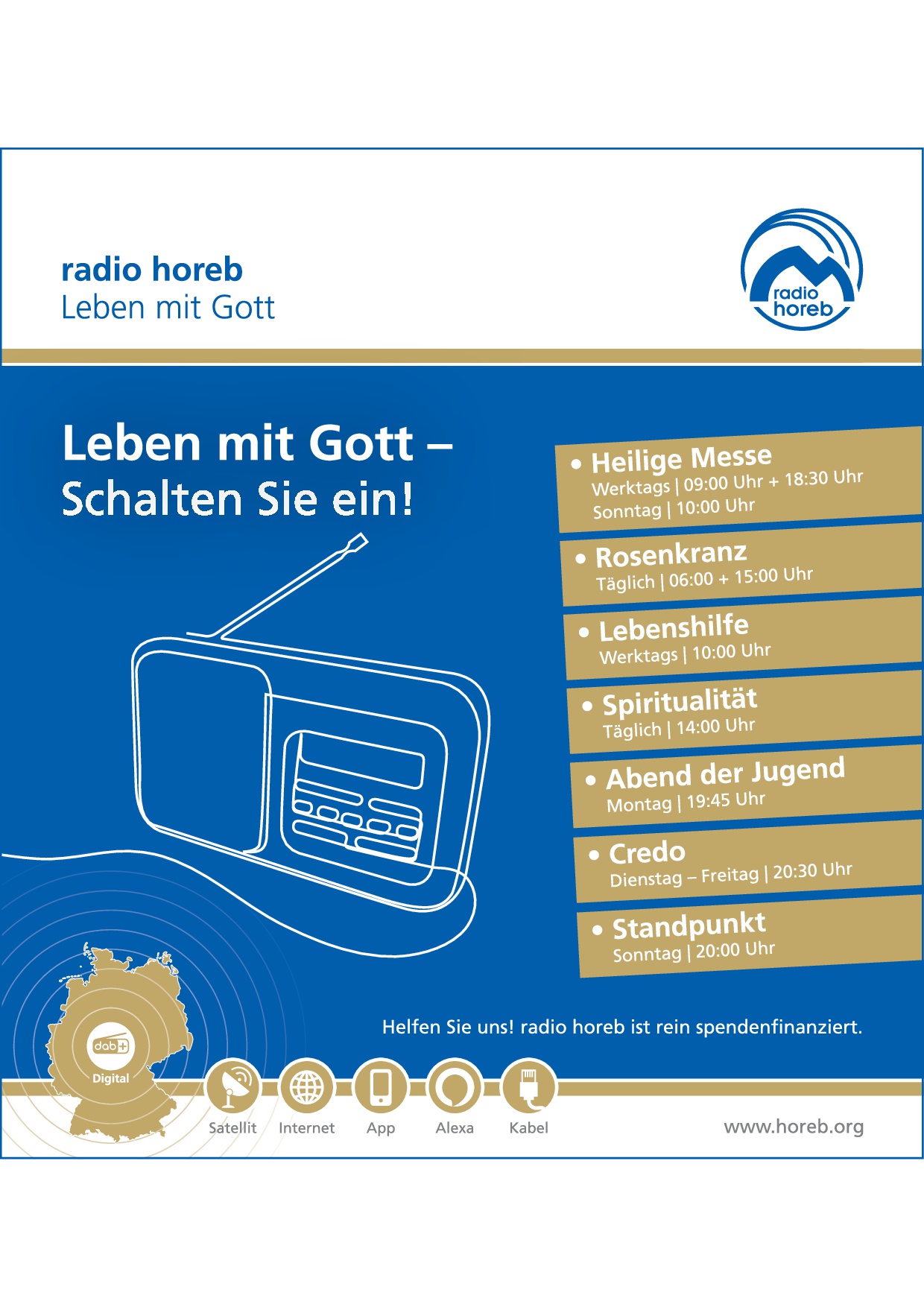 Leben mit Gott - schalten Sie ein