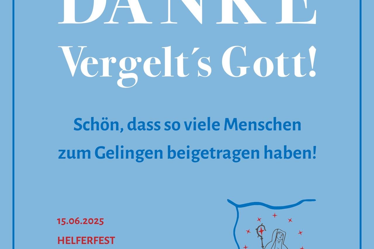 Danksagung und Ankündigung zum Helferfest der Pfarrei am 15.06.2025