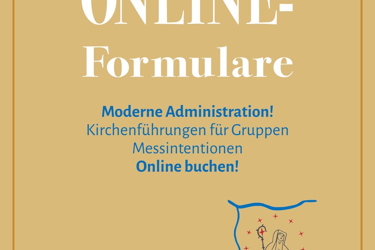 Online-Formulare für moderne Administration der Pfarrei