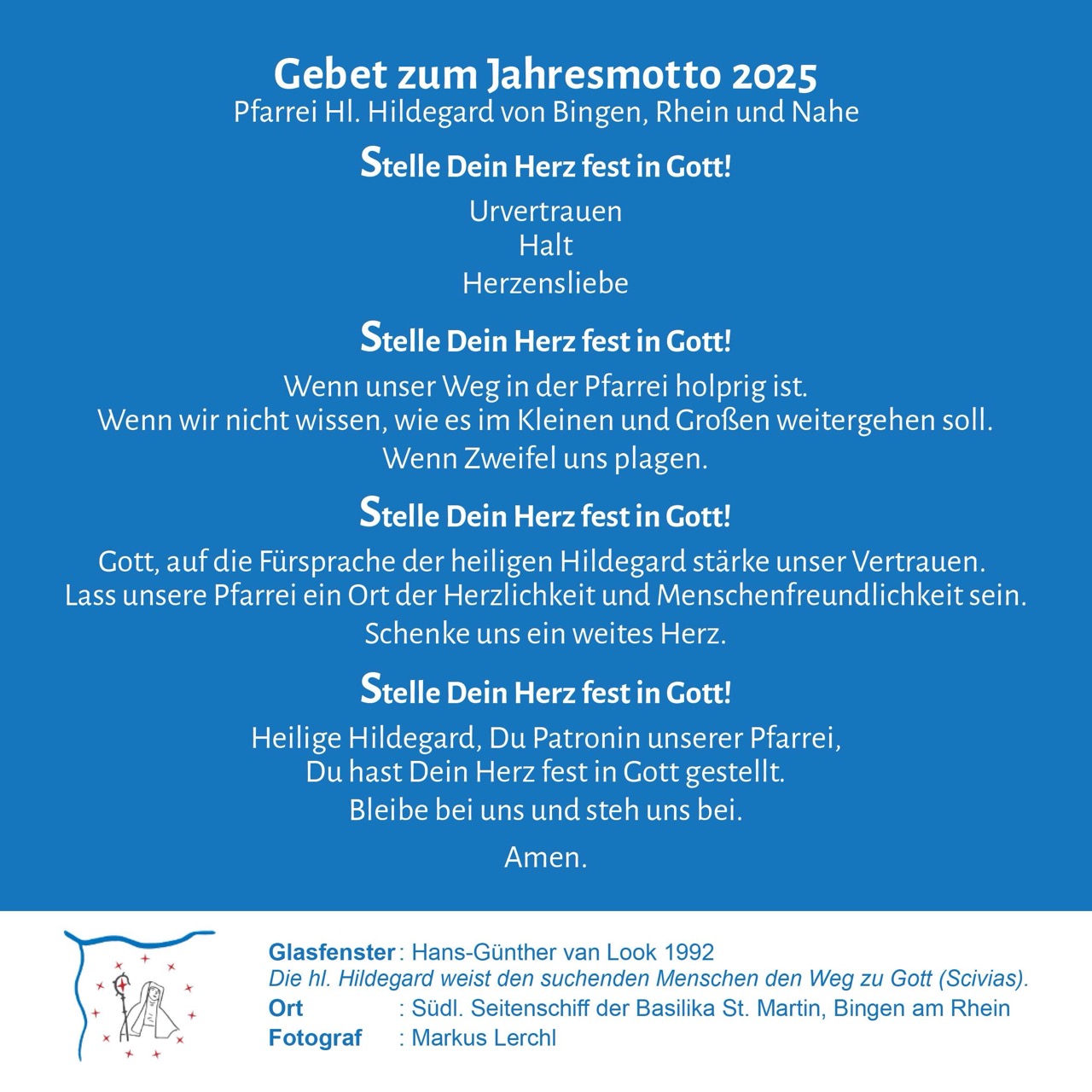 Gebet zum Jahresmotto 2025