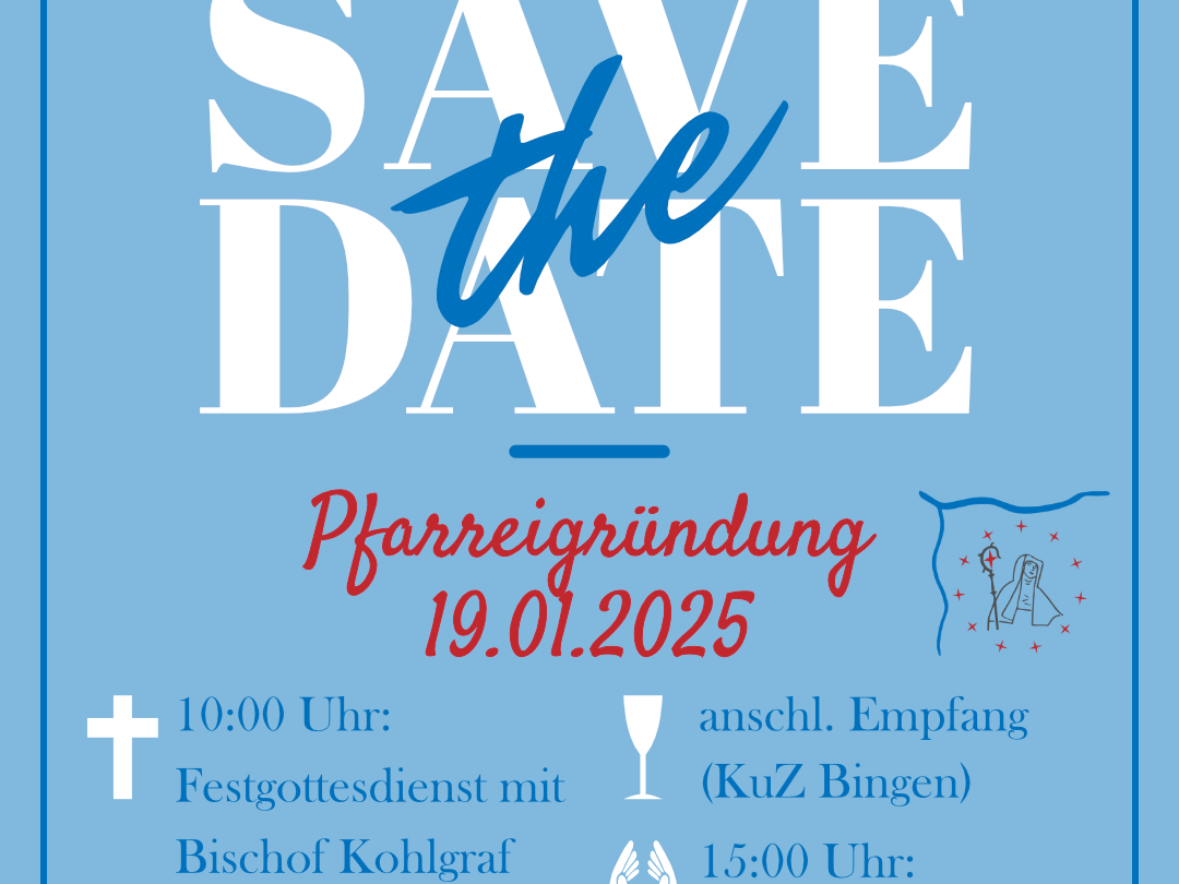 Pfarreigründung_Save the Date