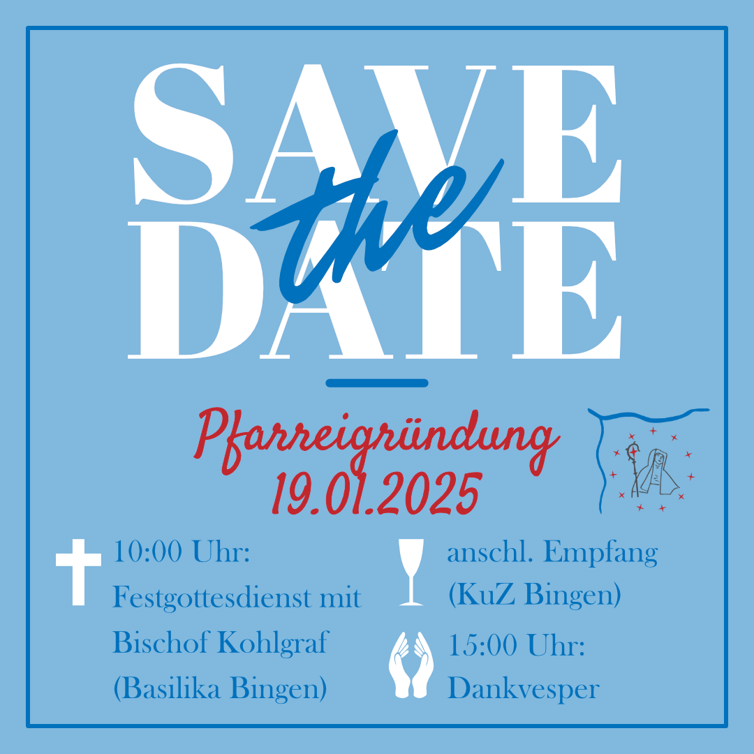 Pfarreigründung_Save the Date