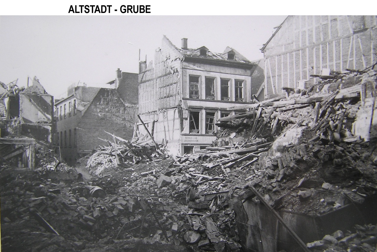 Bombardierung Bingen - Die zerstörte Grube