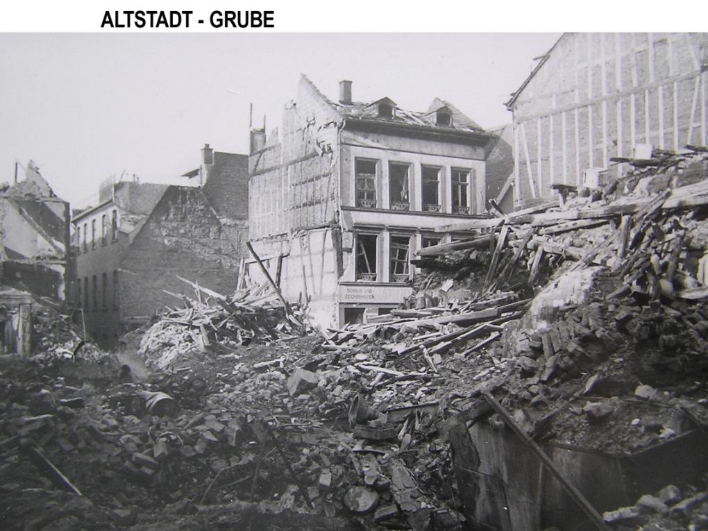 Bombardierung Bingen - Die zerstörte Grube