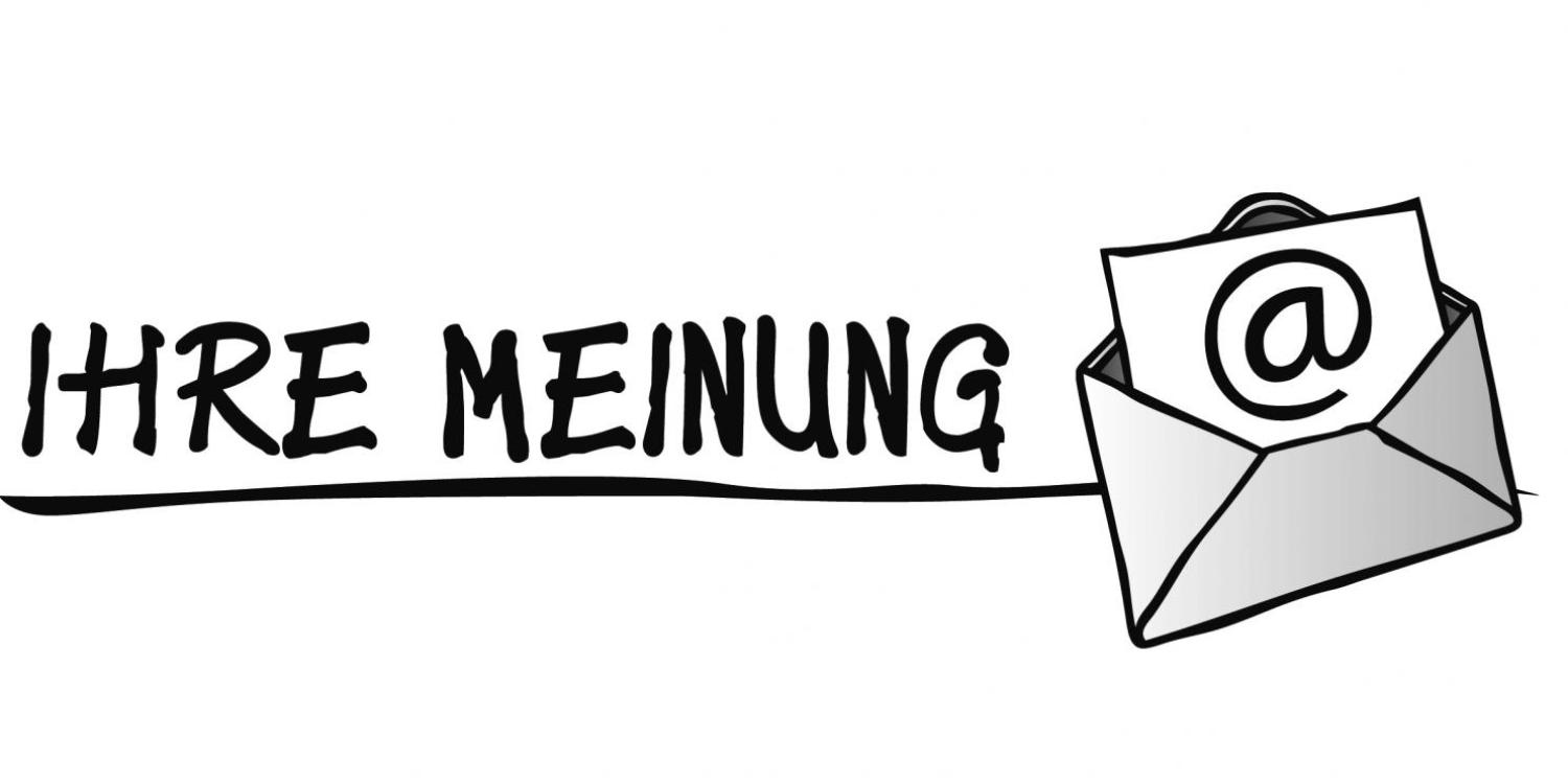 Umschlag für Ihre Meinung