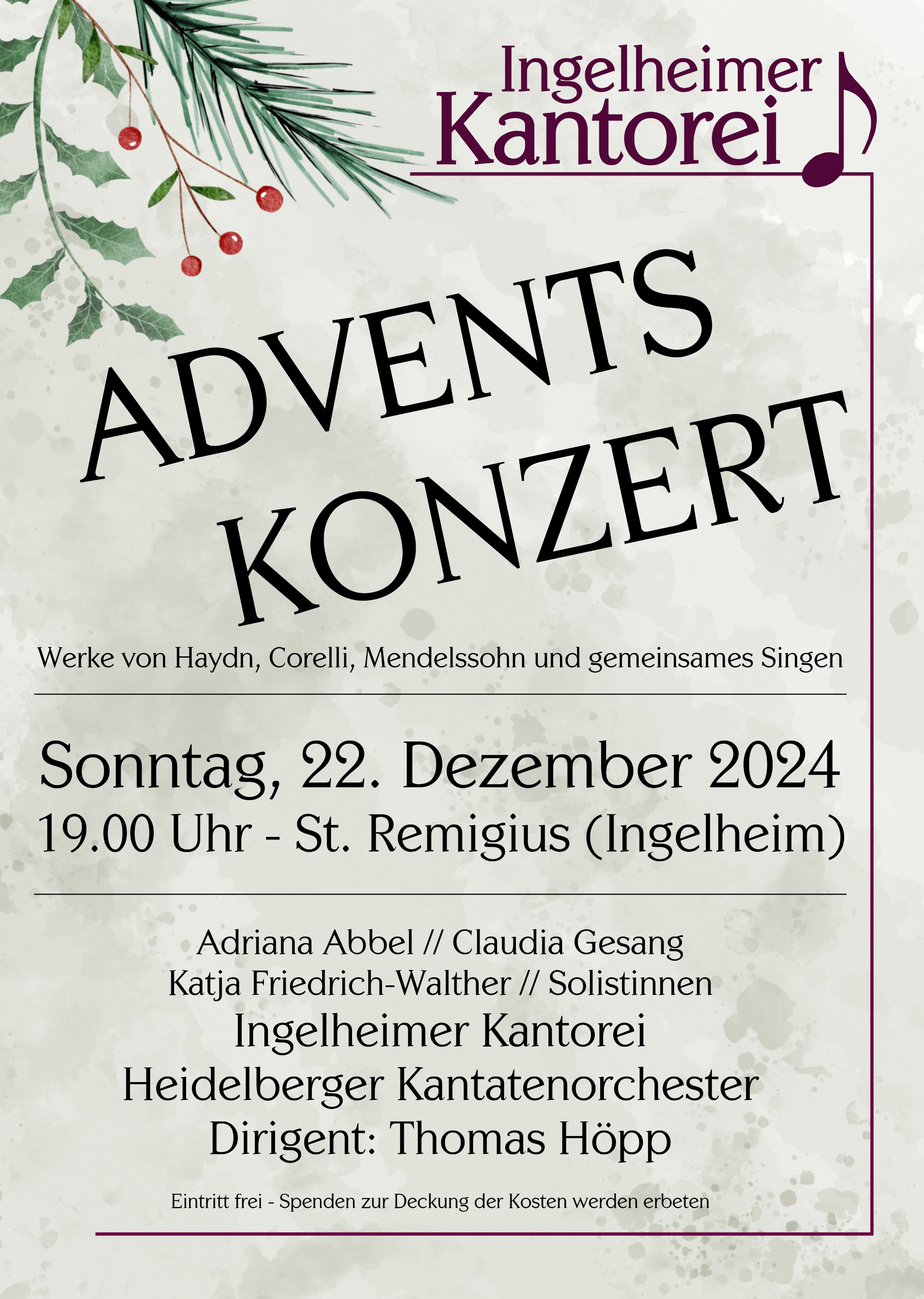 Adventskonzert Kantorei