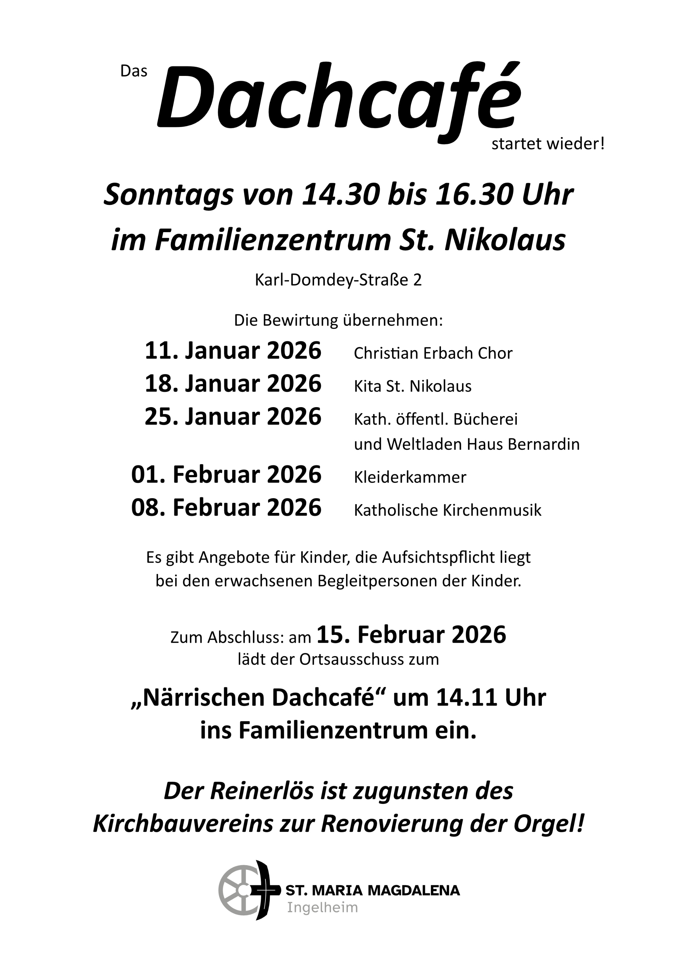 Beim Dachcafe trifft man sich in Gau-Algesheim.