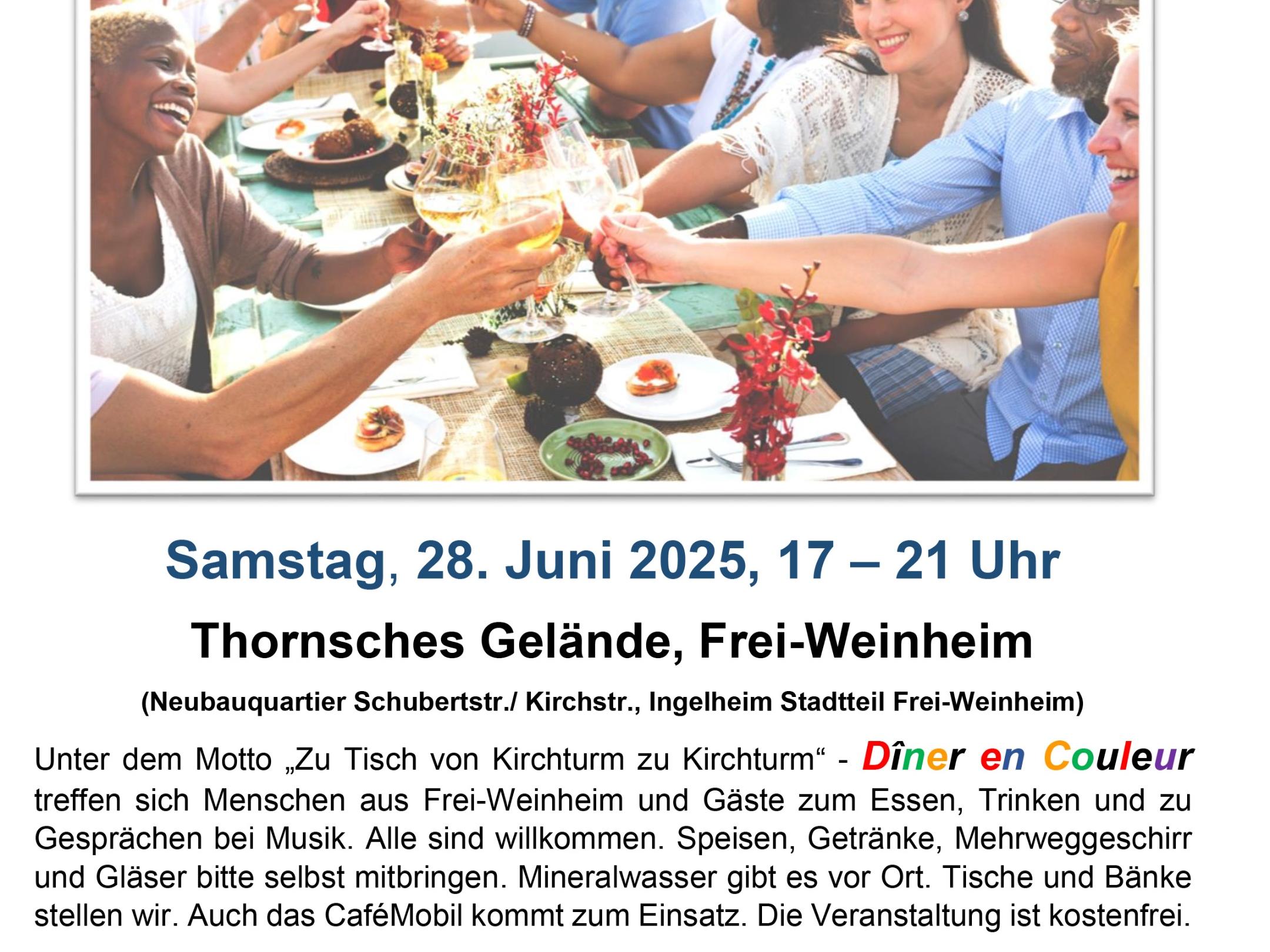 Im Ingelheimer Stadtteil Frei-Weinheim trifft man sich zum geselligen Beisammensein.