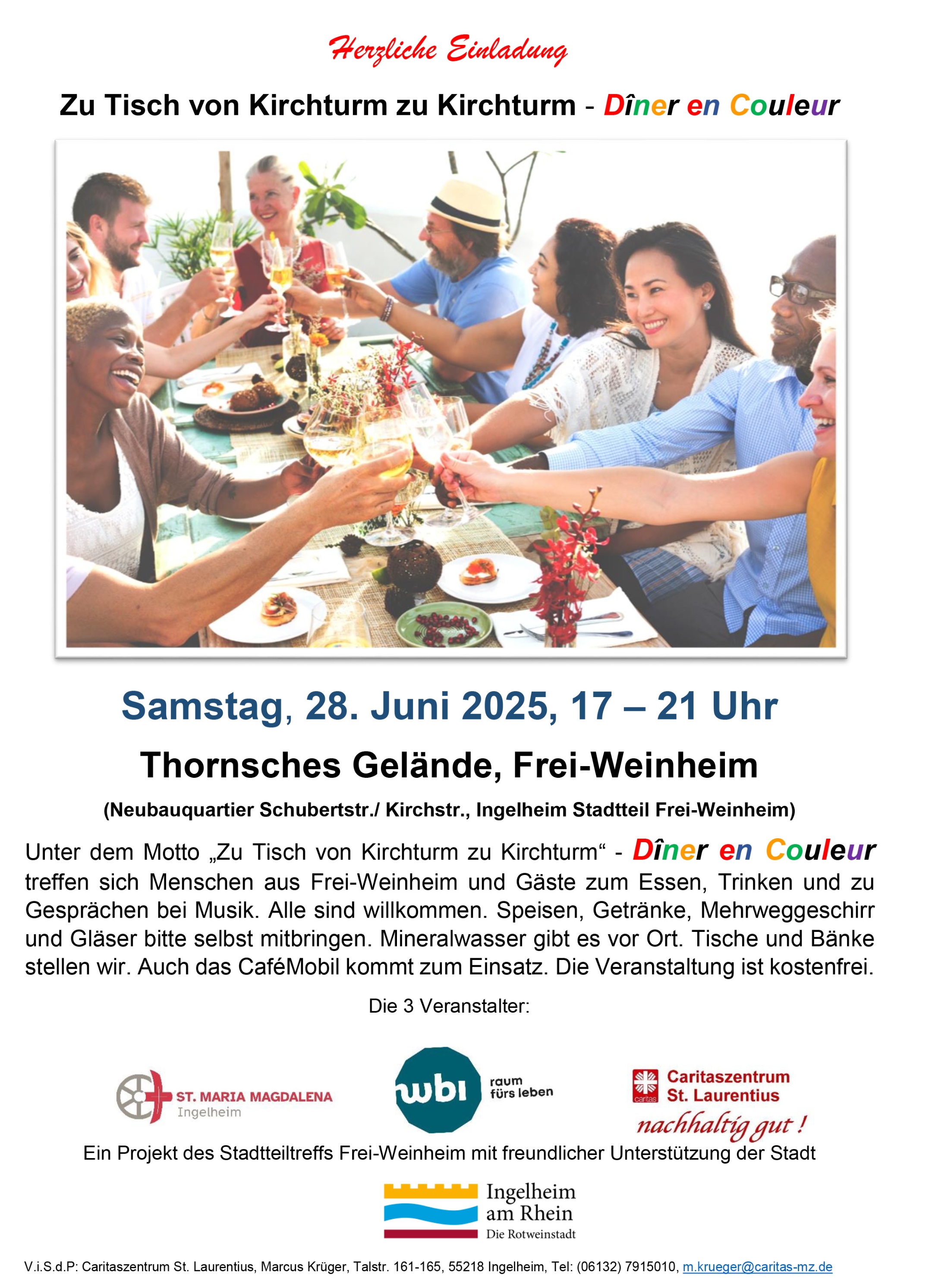 Im Ingelheimer Stadtteil Frei-Weinheim trifft man sich zum geselligen Beisammensein.