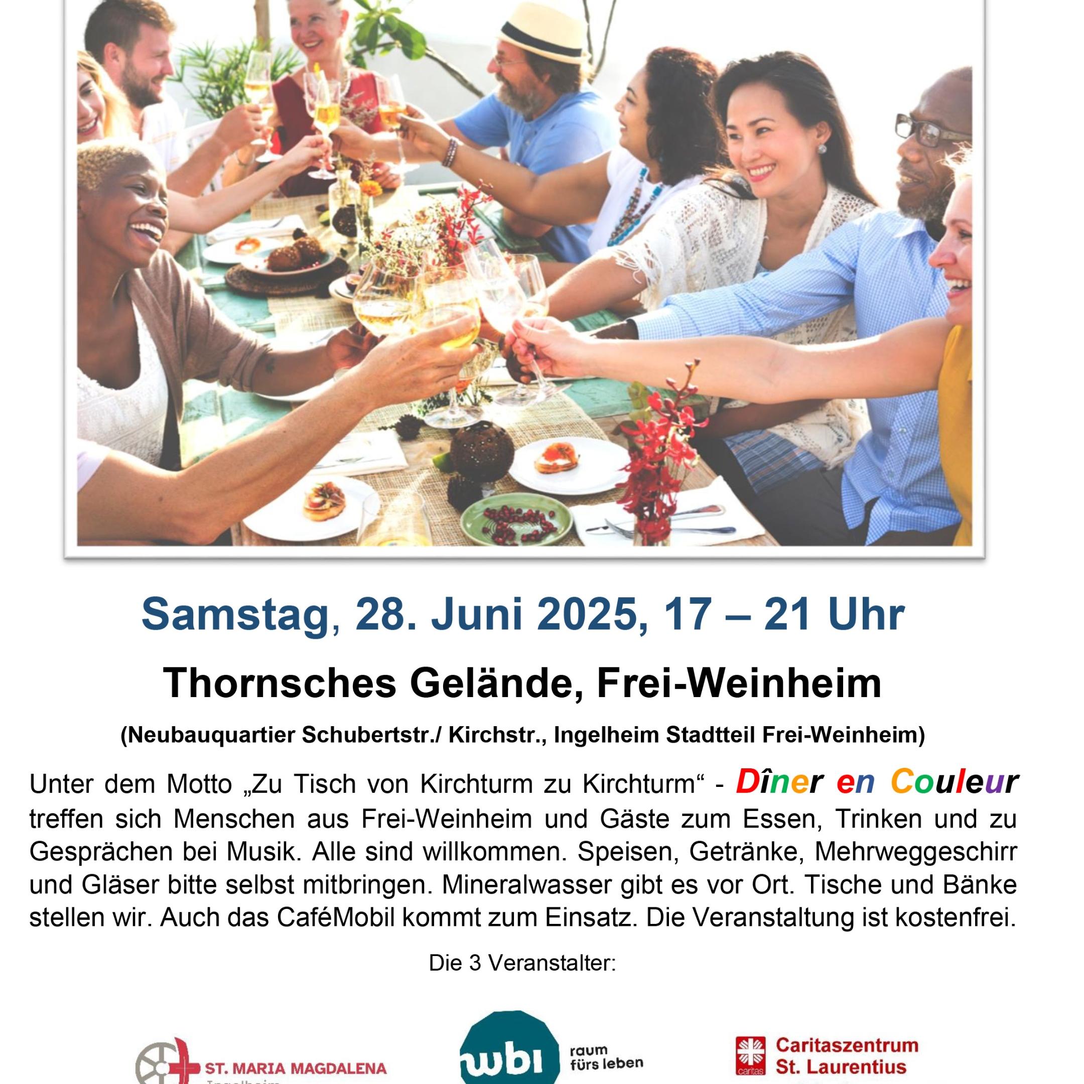 Im Ingelheimer Stadtteil Frei-Weinheim trifft man sich zum geselligen Beisammensein.