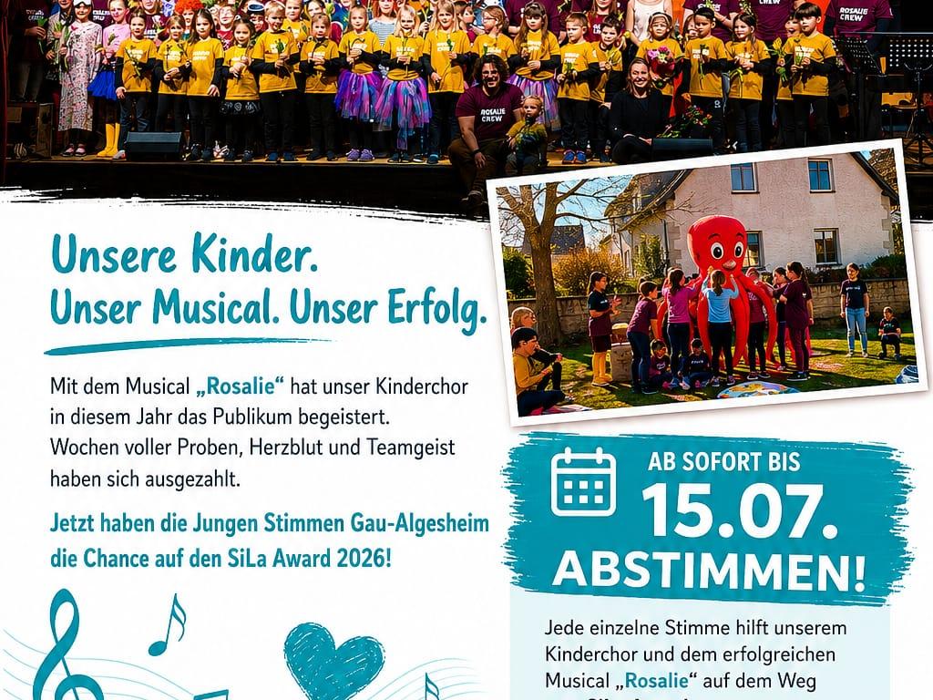 Flyer Junge Stimmen SiLa-Award mit Bild